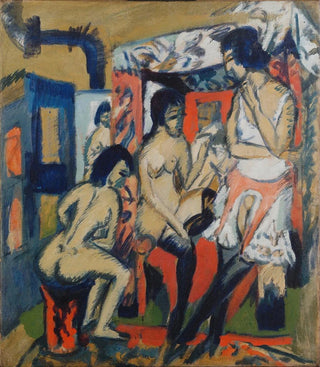 Ernst Ludwig Kirchner - Nudes in Studio.webp