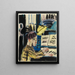 Organist - Ernst Ludwig Kirchner — gerahmtes Bild an der Wand