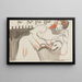 Frau in Ruhe - Ernst Ludwig Kirchner — gerahmtes Bild an der Wand
