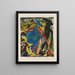 Das Treffen von Schlemihl mit dem Schatten - Ernst Ludwig Kirchner — gerahmtes Bild an der Wand