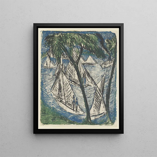 Ernst Ludwig Kirchner - Segelboote bei Grnau.webp