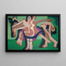 Gruppe der Tänzer - Ernst Ludwig Kirchner — gerahmtes Bild an der Wand