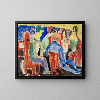 Ernst Ludwig Kirchner - Unterhaltung.webp