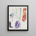Tänzer und Pianist der Varieté - Ernst Ludwig Kirchner — gerahmtes Bild an der Wand