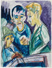Zwei Bauern und ein Junge am Brunnen - Ernst Ludwig Kirchner — Ansicht des Kunstwerks