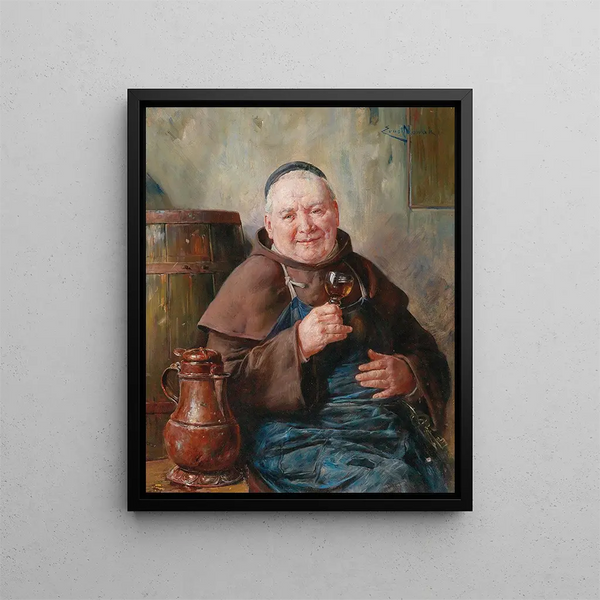 Profiter de ses vacances - Ernst Nowak — gerahmtes Bild an der Wand