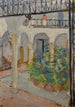 Bogenbrunnen in einem spanischen Haus - Ernst Schiess — Ansicht des Kunstwerks