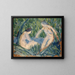 Bad - Ernst Schiess — gerahmtes Bild an der Wand