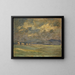 Landschaft mit Aquädukt in der Ferne - Ernst Schiess — gerahmtes Bild an der Wand