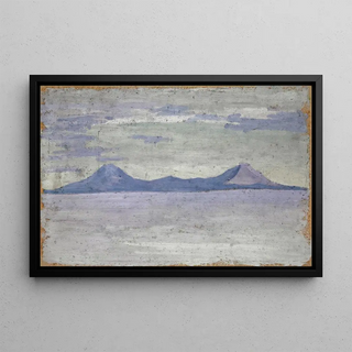 Ernst Schiess - Ferne Berge im Meer.webp