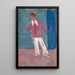 Schauspieler gestikulierend - Ernst Schiess — gerahmtes Bild an der Wand