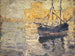 Hafen mit Segelboot - Ernst Schiess — Ansicht des Kunstwerks