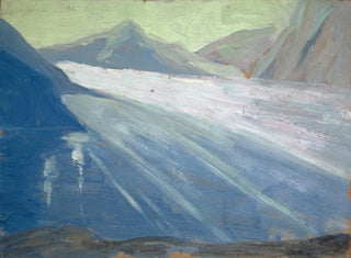 Blick auf den Aletsch-Gletscher II - Ernst Schiess — Ansicht des Kunstwerks