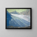 Blick auf den Aletsch-Gletscher II - Ernst Schiess — gerahmtes Bild an der Wand