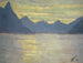 Blick auf den Lago di Lugano in Richtung der Berge von Porlezza - Ernst Schiess — Ansicht des Kunstwerks