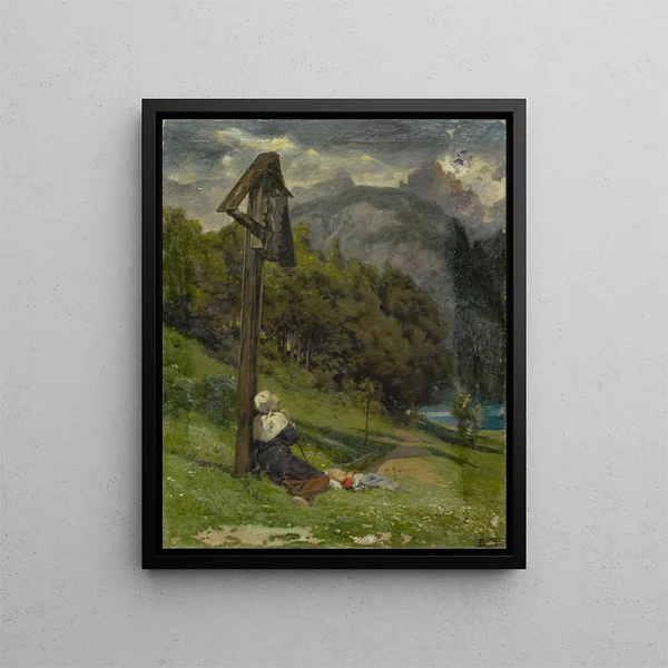 Aroles - Ernst Stückelberg — gerahmtes Bild an der Wand
