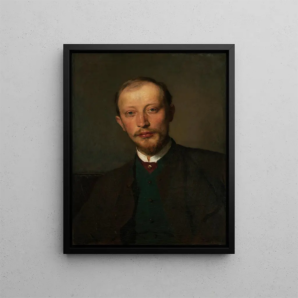 Der Maler Franz Jaschke - Ernst Stöhr — gerahmtes Bild an der Wand