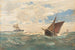 Dampf und Segelschiffe auf offenem Meer - Erwin Carl Wilhelm Günther — Ansicht des Kunstwerks