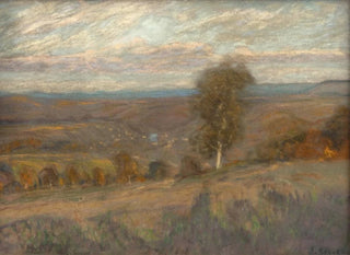 Erwin Starker - Blick vom Burgholzhof nach Neckarrems.webp