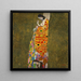 Hoffnung II - Gustav Klimt — gerahmtes Bild an der Wand