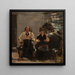 Skizze für Das Streichquartett - William Turner Dannat — gerahmtes Bild an der Wand