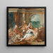 Esther bei ihrer Toilette - Jean-François de Troy — gerahmtes Bild an der Wand