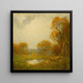 Herbstteich - Julian Onderdonk — gerahmtes Bild an der Wand