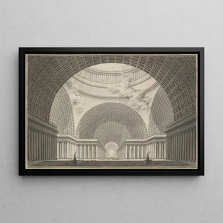 EtienneLouis Boulle - Perspective View of the Interior of a Metropolitan Church.webp