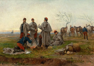 EtienneProsper BerneBellecour - A Cavalry Halt.webp