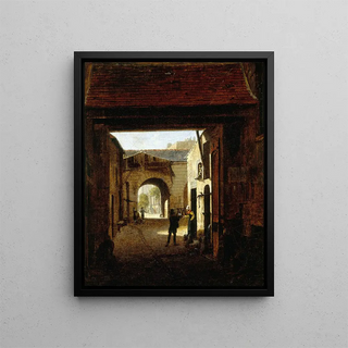 Etienne Bouhot - Cour dune maison de roulage rue SaintDenis dite cour SainteCatherine.webp