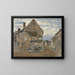Die Fontaine in der Rue des Ribauds in Tardenois, Aisne - Etienne Moreau-Nélaton — gerahmtes Bild an der Wand