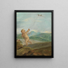 Engel spielt mit einem Drachen - Étienne Parrocel — gerahmtes Bild an der Wand