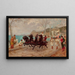 Szene einer Parade in Rom - Ettore Forti — gerahmtes Bild an der Wand