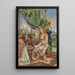 Die Magd und die Herrin - Ettore Simonetti — gerahmtes Bild an der Wand