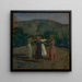 Studie der Ringelreihe - Franz von Stuck — gerahmtes Bild an der Wand