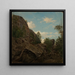 Studie aus Stein Frisland Mandal - Amaldus Nielsen — gerahmtes Bild an der Wand