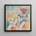Studie für Die Läufer - Robert Delaunay — gerahmtes Bild an der Wand
