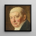 Studie für das Porträt des Händlers Schmidt - Christoffer Wilhelm Eckersberg — gerahmtes Bild an der Wand