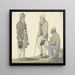 Studien kanadischer Figuren - George Heriot — gerahmtes Bild an der Wand