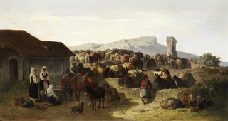 Eugen Adam - Maultierkarawane.webp