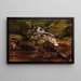 Hans Thoma am Waldbach - Eugen Bracht — gerahmtes Bild an der Wand