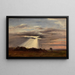 Landschaft bei Dämmerung - Eugen Bracht — gerahmtes Bild an der Wand