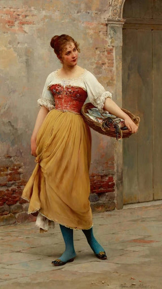 Eugen von Blaas - A Good Catch.webp