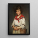 Eine neapolitanische Mädchen - Eugen von Blaas — gerahmtes Bild an der Wand