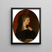 Eine venezianische Dame - Eugen von Blaas — gerahmtes Bild an der Wand