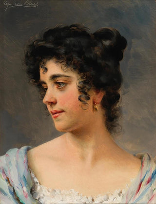 Eugen von Blaas - A beautiful Venitian woman.webp