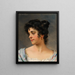 Eine schöne venezianische Frau - Eugen von Blaas — gerahmtes Bild an der Wand