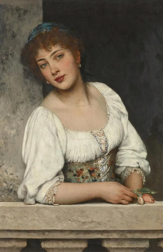 Eugen von Blaas - Girl at the Window.webp