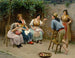 Plädoyer - Eugen von Blaas — Ansicht des Kunstwerks