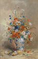 Stillleben mit Blumen - Eugène Petit — Ansicht des Kunstwerks